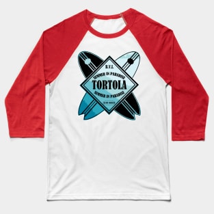 Tortola Beach Style Baseball T-Shirt